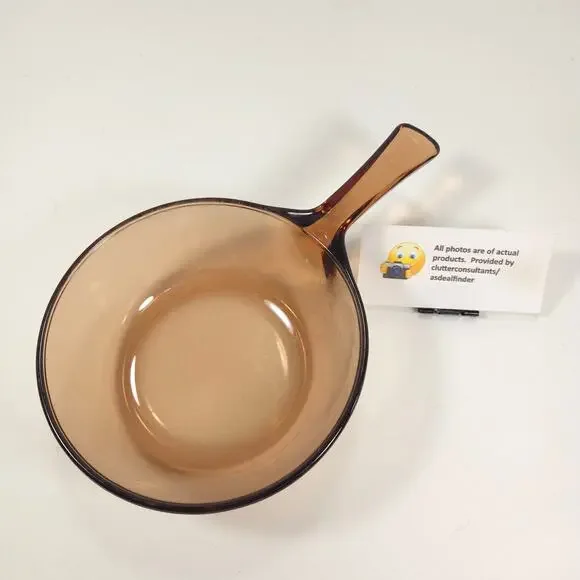 Corning Ware Vision Amber Bundle 1.5L Saucepan .5L Saucepan - Picture 6 of 9